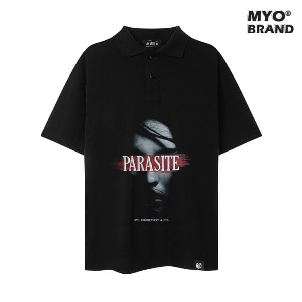 Áo Polo Myo In Hình Parasite