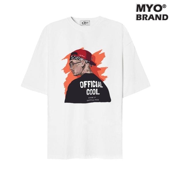 Áo Phông Nam MYO Vải Cotton In Hình Offical Cool