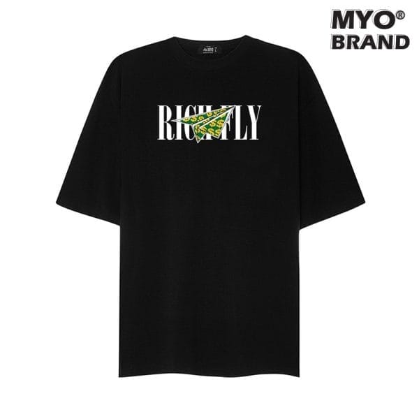 Áo Phông Đôi MYO Vải Cotton In Hình Rick Fly