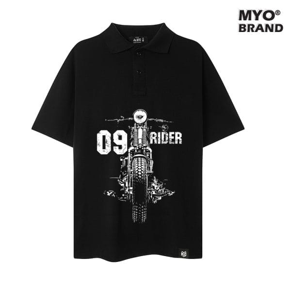 Áo Polo Nam Cao Cấp MYO In Hình Motorcycle
