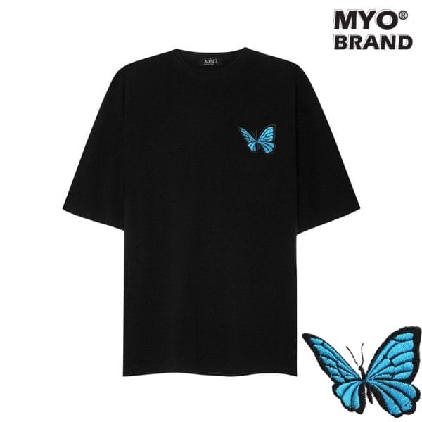 Áo Thun Local Brand MYO Vải Cotton Thêu E-Butterfly