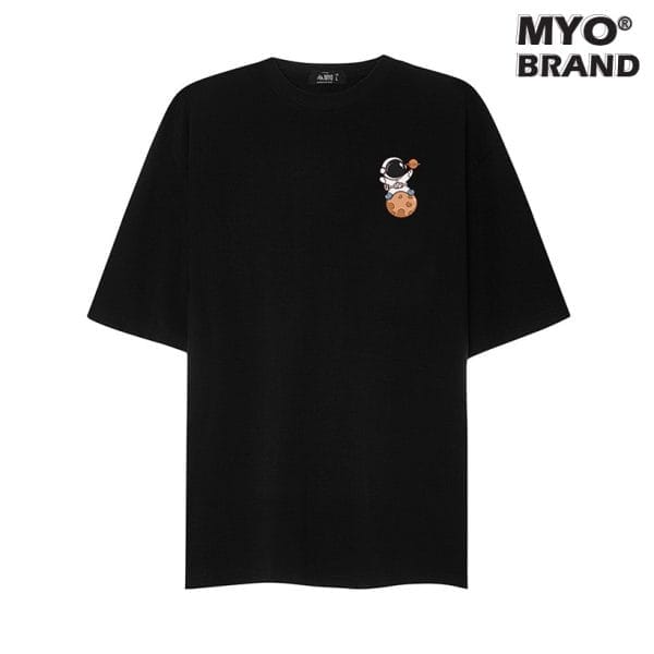 Áo Thun Nam MYO Vải Cotton In Hình Phi Hàng Gia Mặt Trăng