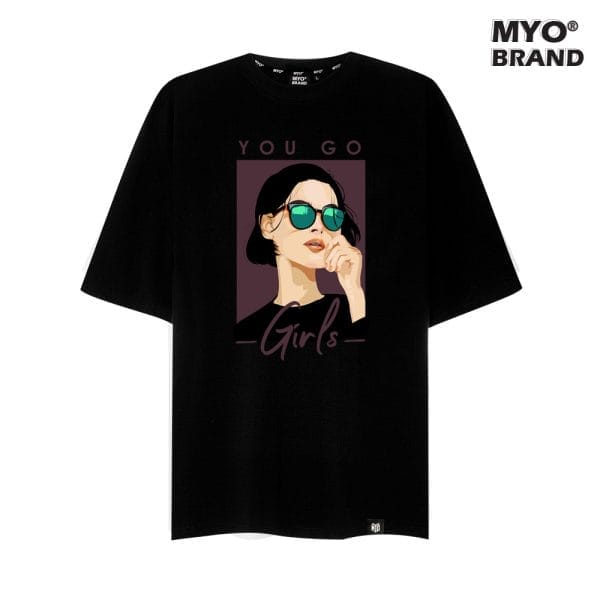 Áo Thun Tay Lỡ MYO In You Go Girls