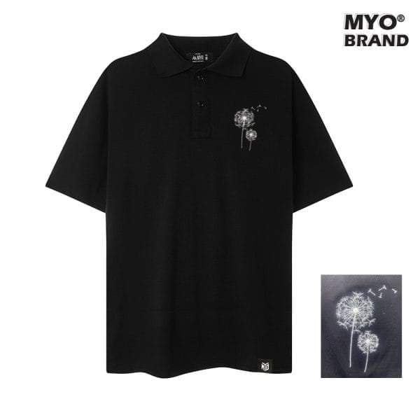 Áo Polo MYO Cotton Thêu Hoa Bồ Công Anh