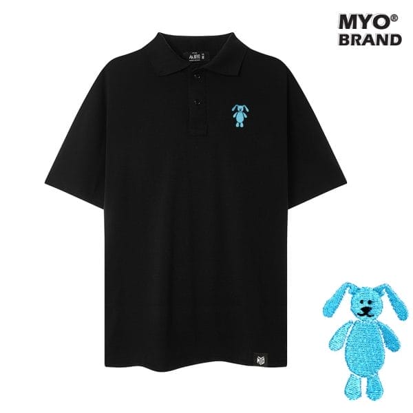 Áo Polo Form Rộng MYO Thêu HÌNH Thỏ