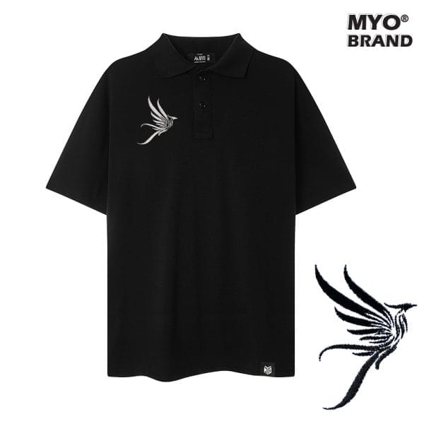 Áo Polo Form Rộng MYO Thêu Hình Phụng M03