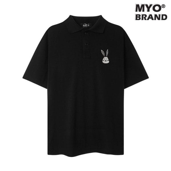 Áo Thun Polo Cao Cấp Tay Lỡ MYO Vải Thêu Rabbit P015